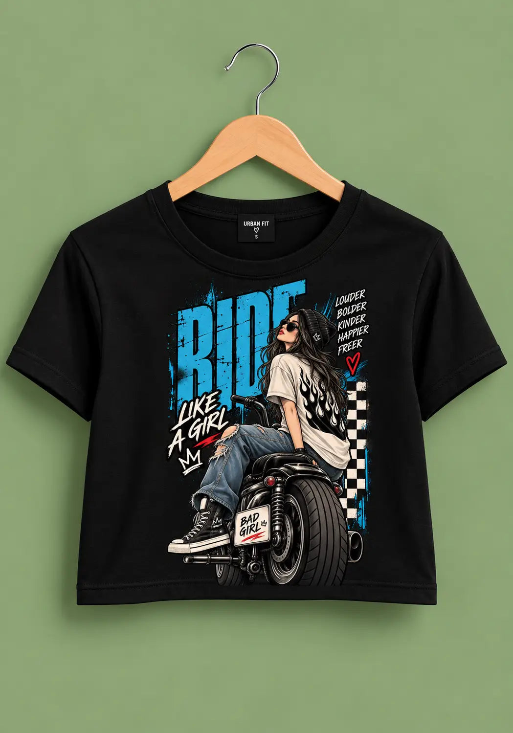 Bad Girl Ride Crop Top