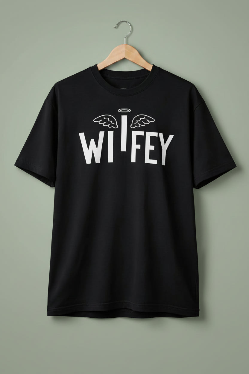 Angel Wifey Couple T-Shirt for her