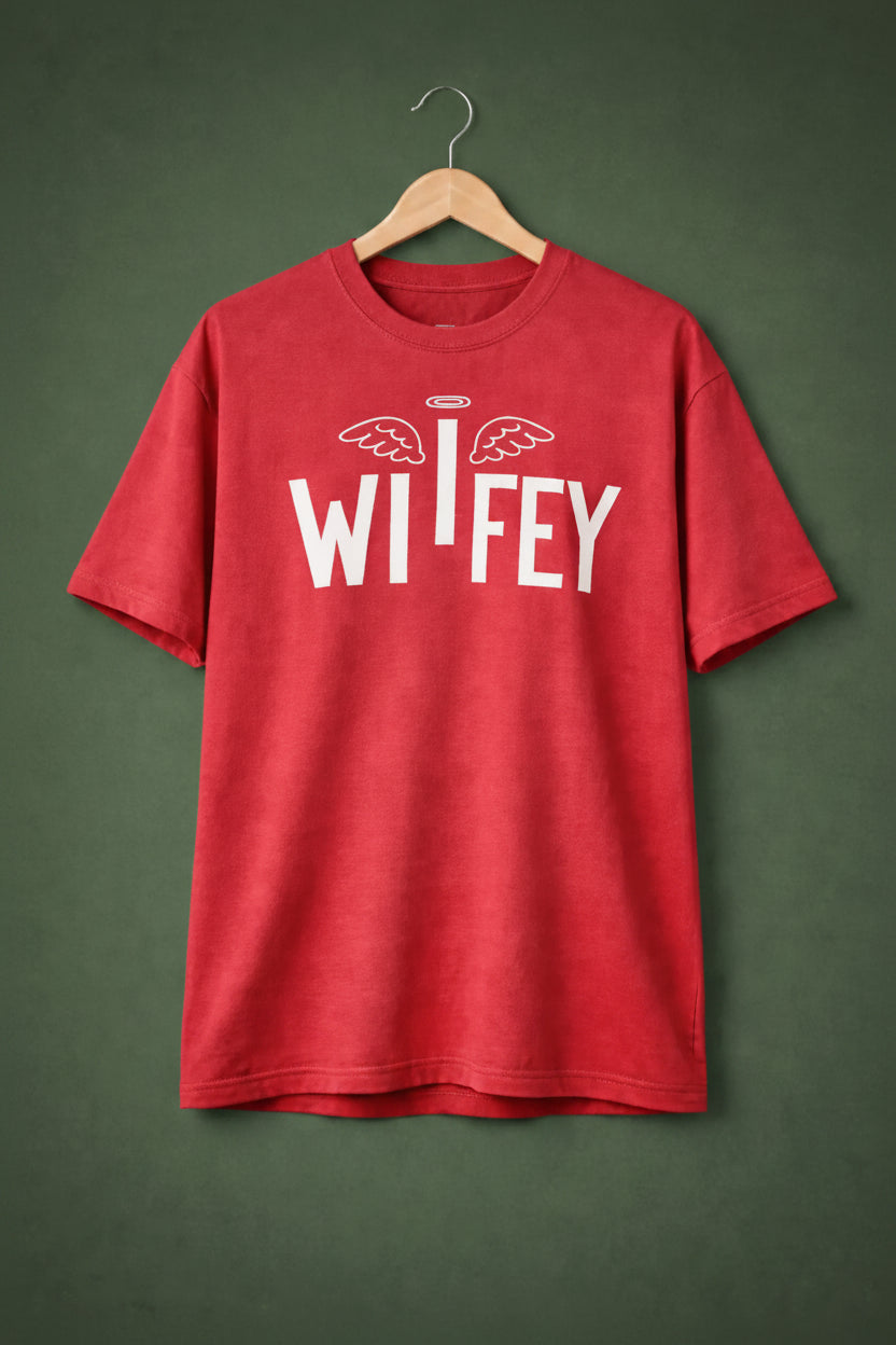 Angel Wifey Couple T-Shirt for her