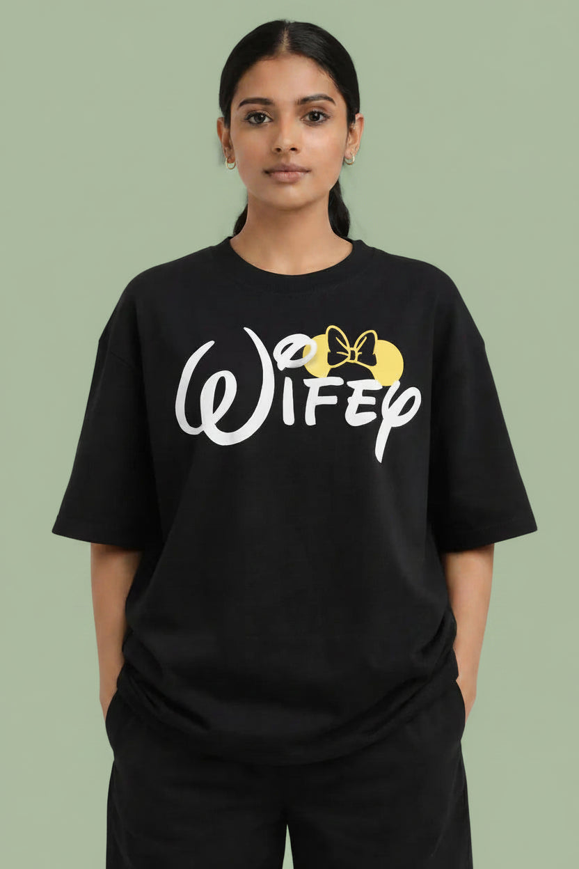 Wifey v2 Couple T-Shirt for her