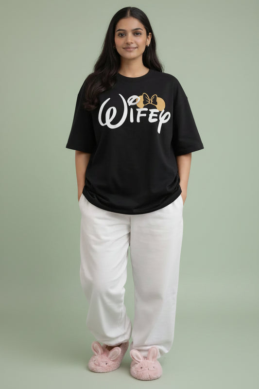 Wifey v2 Couple T-Shirt for her