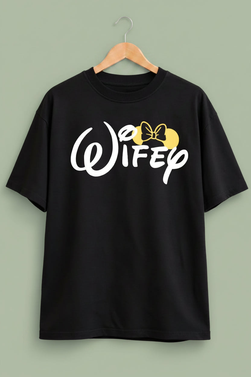 Wifey v2 Couple T-Shirt for her