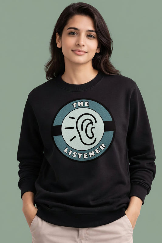 The Listener Black Sweatshirt