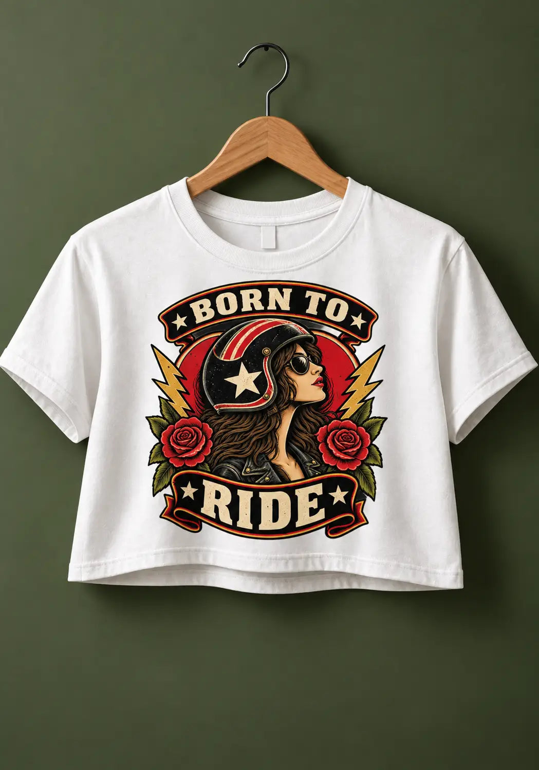 Born to Ride Crop Top