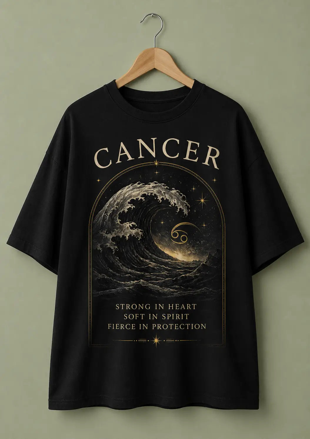 Cancer Strong Heart Soft Spirit Oversized T-Shirt