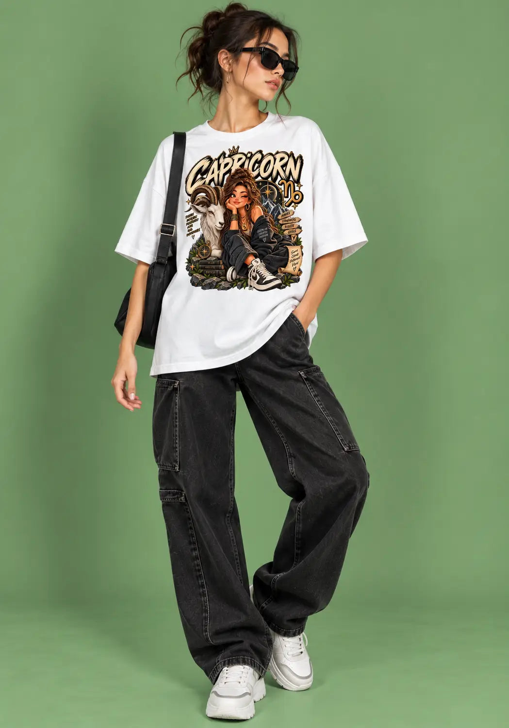 Capricorn Queen Oversized T-Shirt