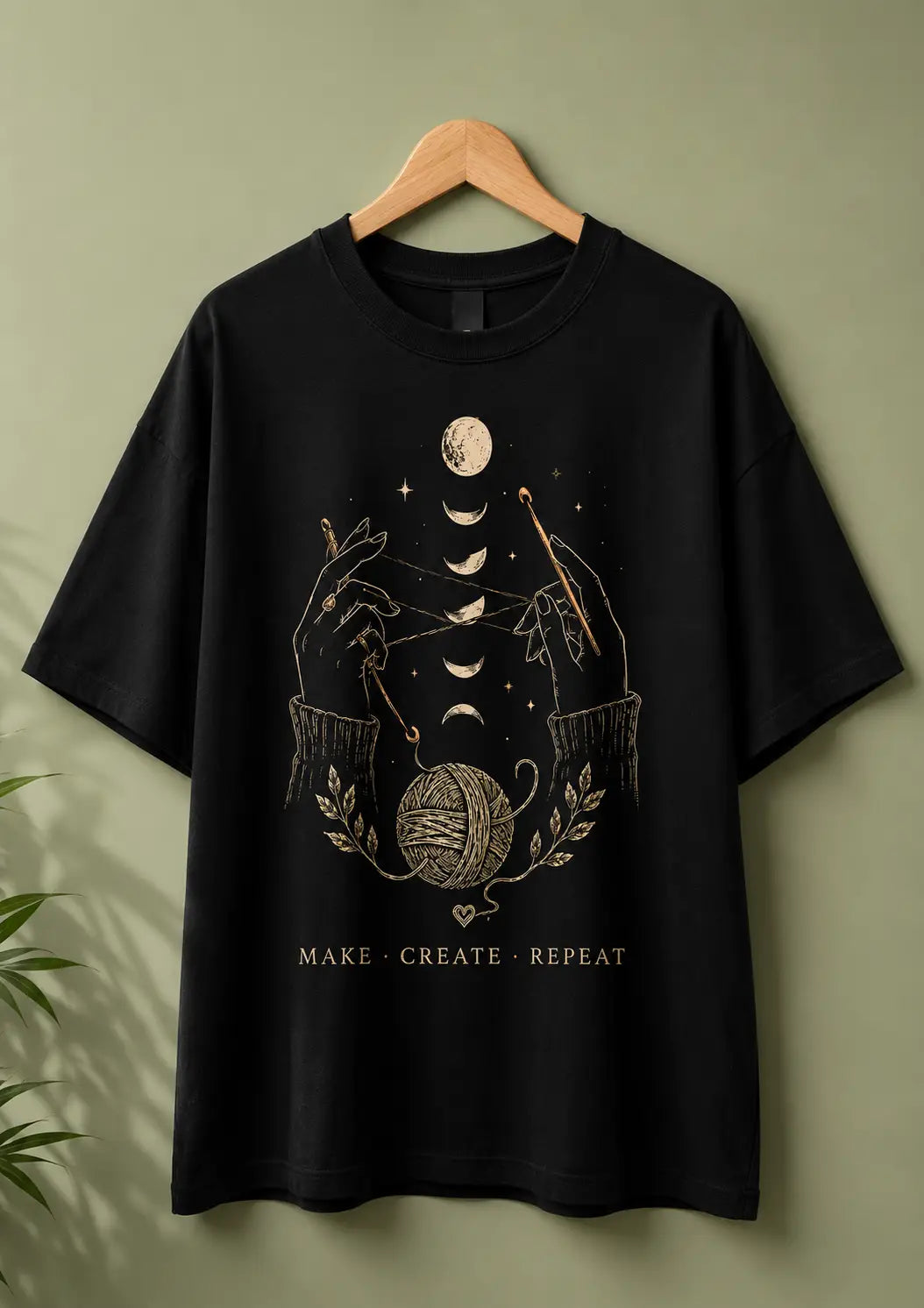 Lunar Stitches Oversized T-Shirt