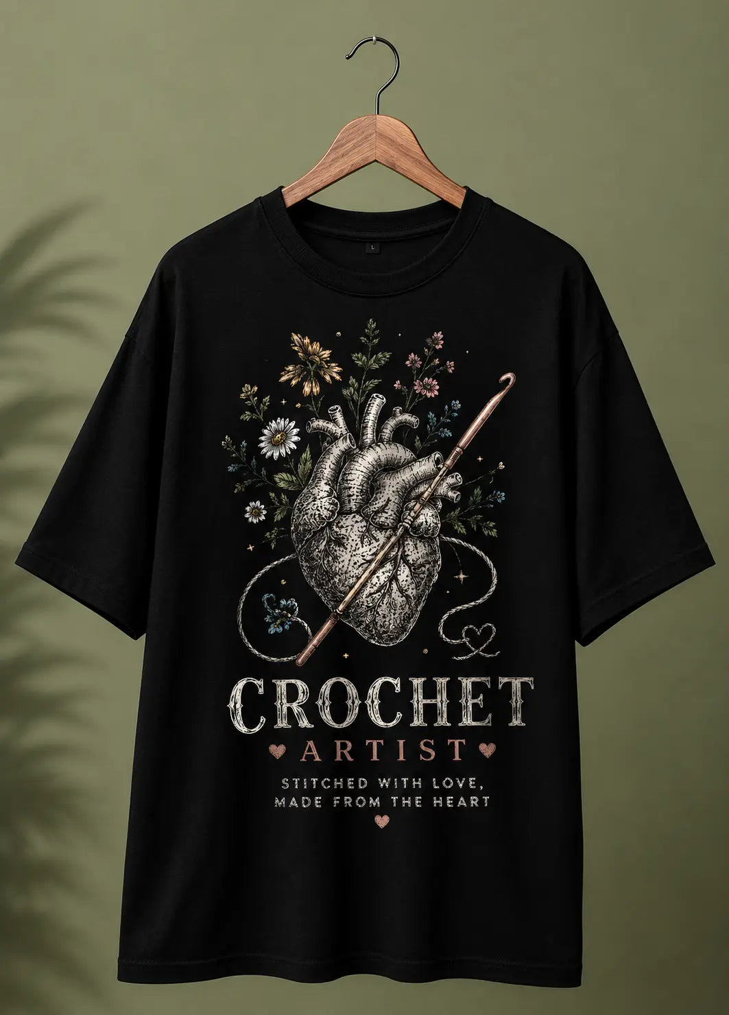 Hook & Heart Oversized T-Shirt
