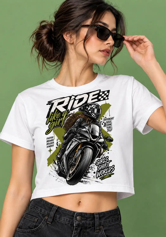 Ride Like a Girl Crop Top