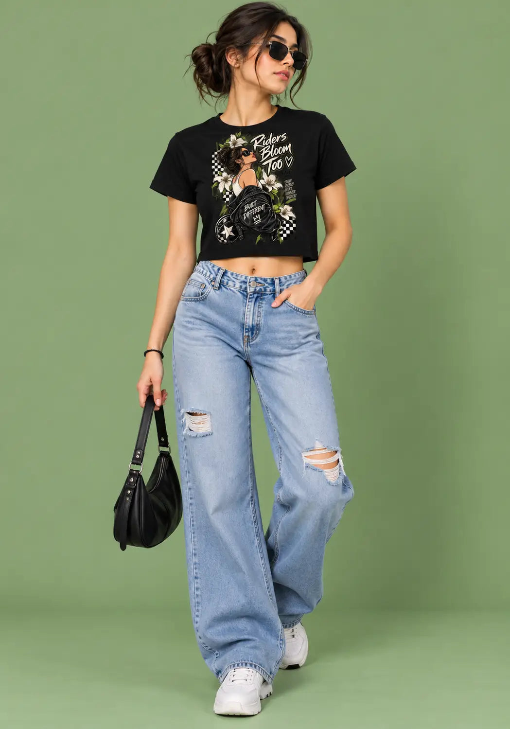 Riders Bloom Too Crop Top