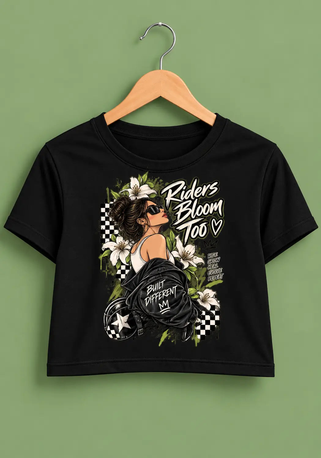 Riders Bloom Too Crop Top
