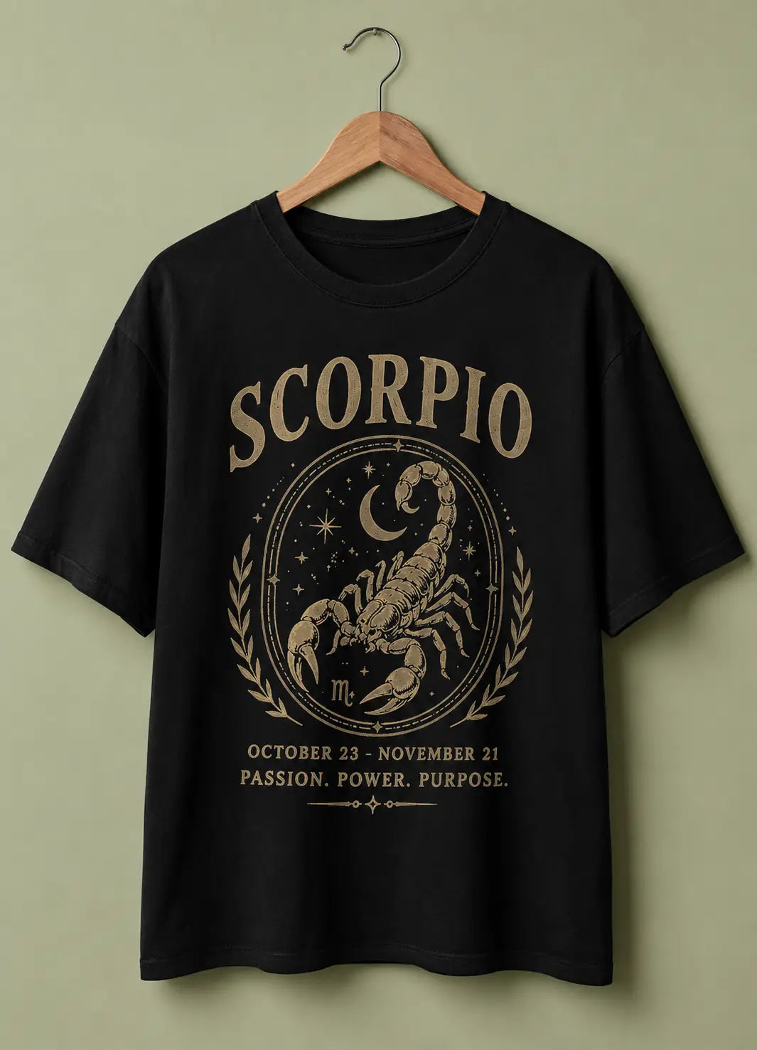 Scorpio Passion Zodiac Oversized T-Shirt