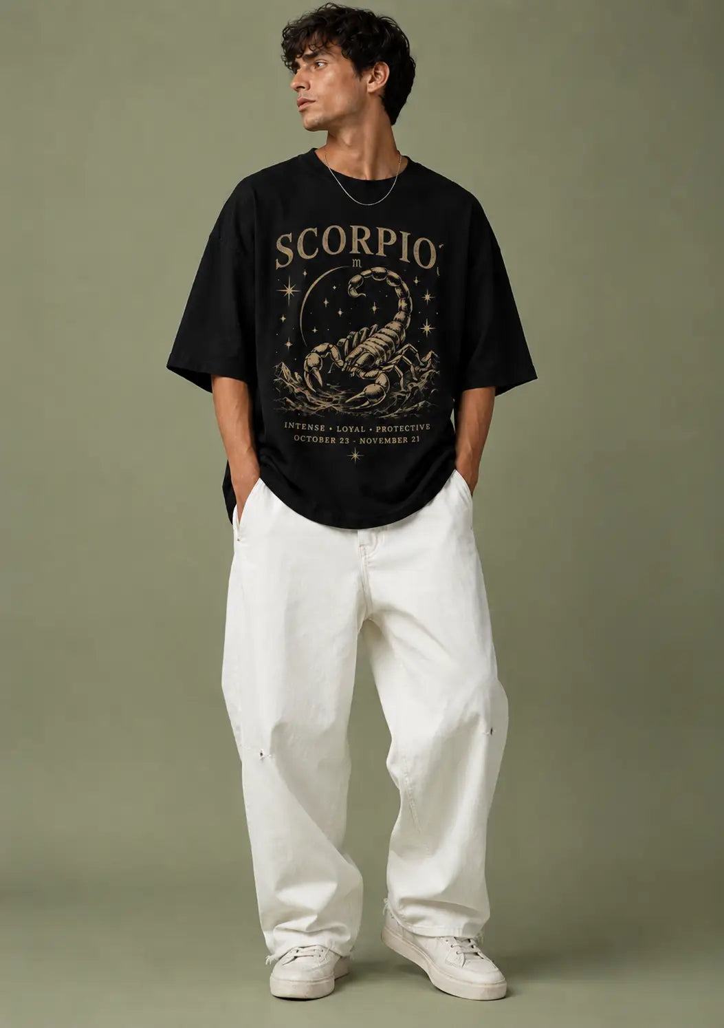 Scorpio Intense & Loyal Oversized T-Shirt