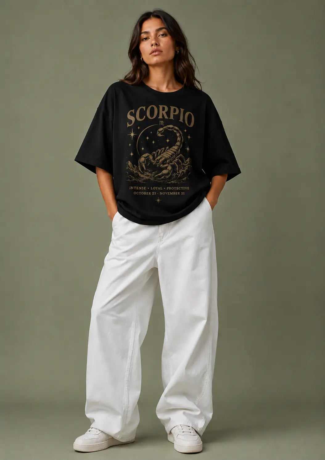 Scorpio Intense & Loyal Oversized T-Shirt