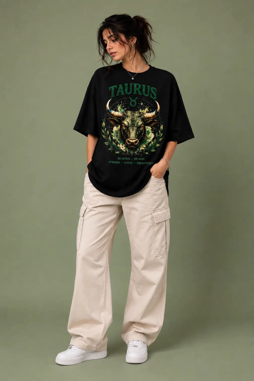 Taurus Strength Bull Oversized T-Shirt