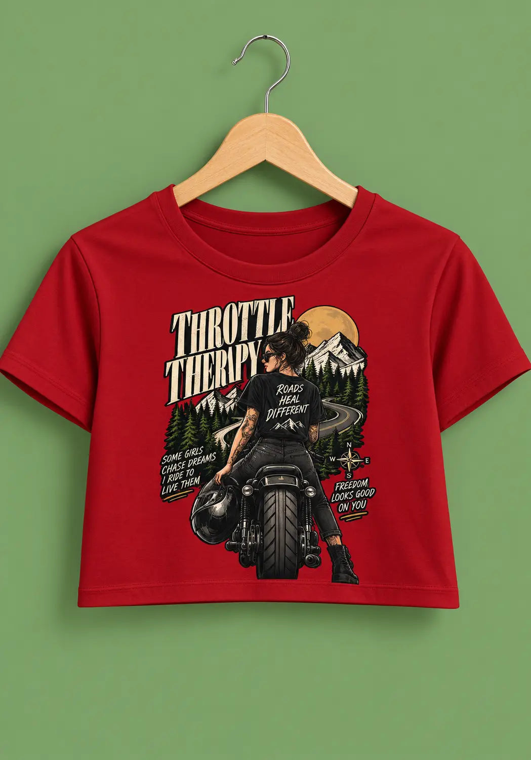 Roads Heal Crop Top