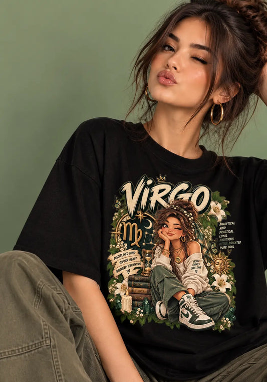 Virgo Girl Oversized T-Shirt