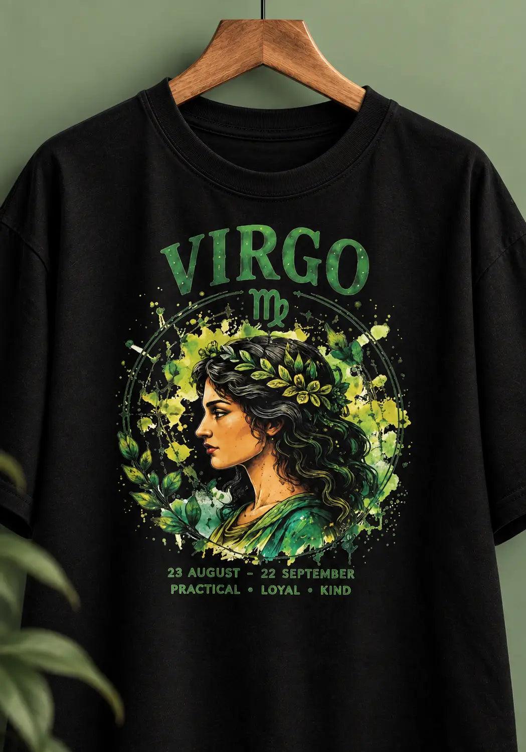 Virgo Classic Zodiac Oversized T-Shirt